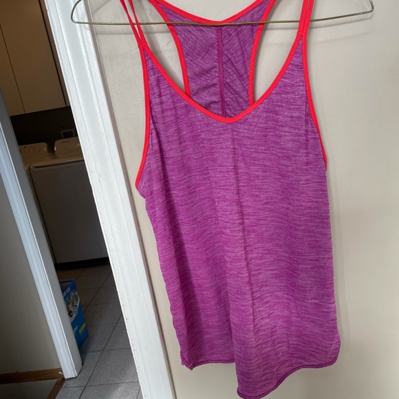 LULULEMON PURPLE AND ORANGE TANK - Picture 1 of 4